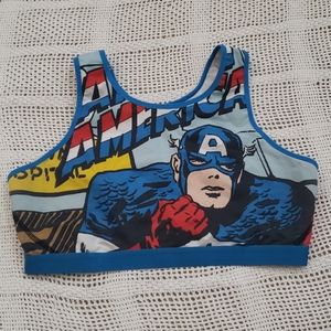 Captain America half shirt